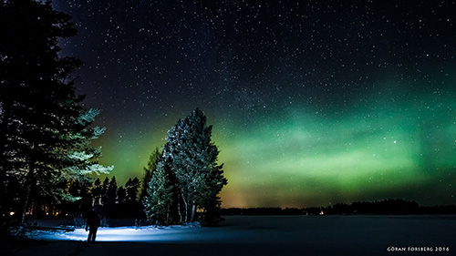 Norrsken över Indalsälven