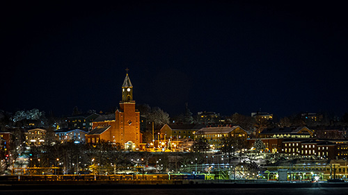 Östrsund by night
